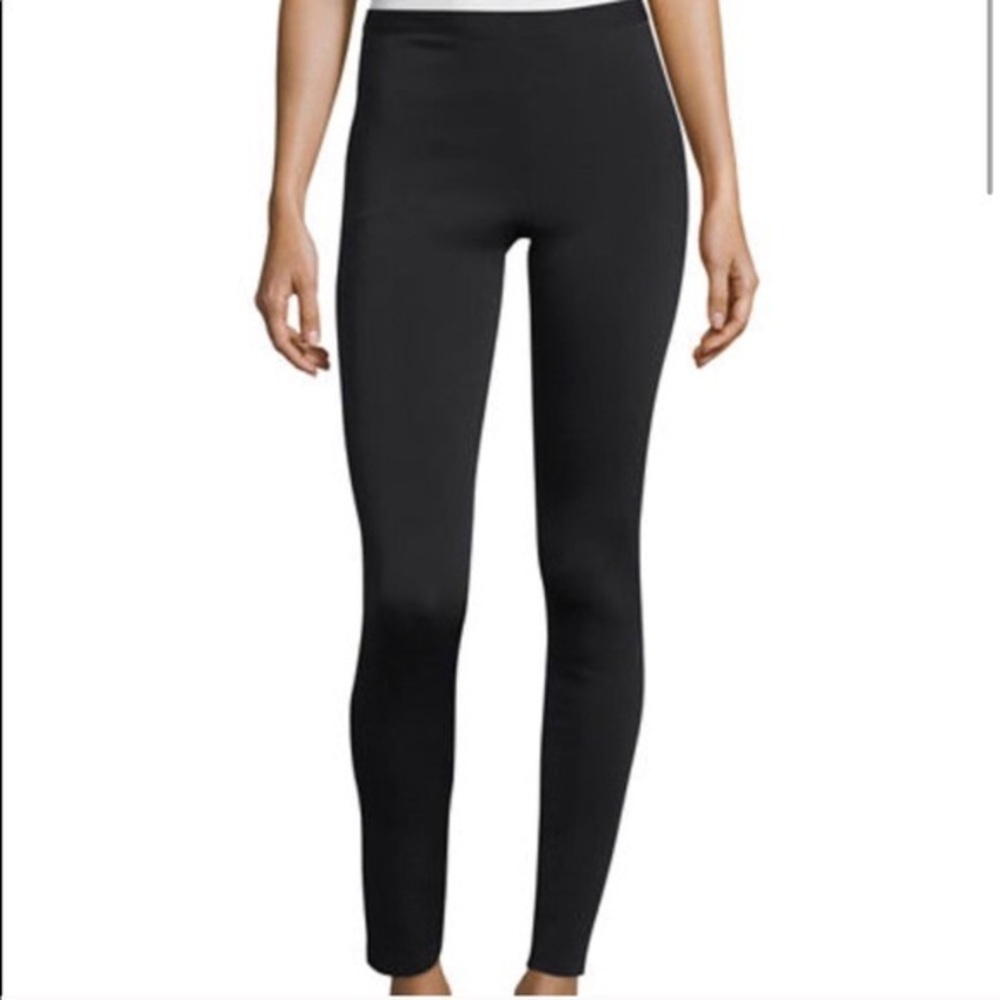 Helmut Lang Size XS P Black Reflex Leggings Skinny Pants Pull On Stretch